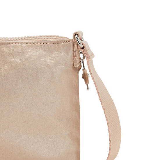 Sacs Crossbody Kipling Boyd Metallic Doré | FR 2120PJ